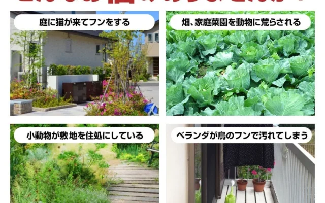 実りの秋の動物被害から家庭菜園や庭を守る！3面センサー搭載の動物撃退器「アシュラ2」がAmazonで10%OFFクーポン配布中