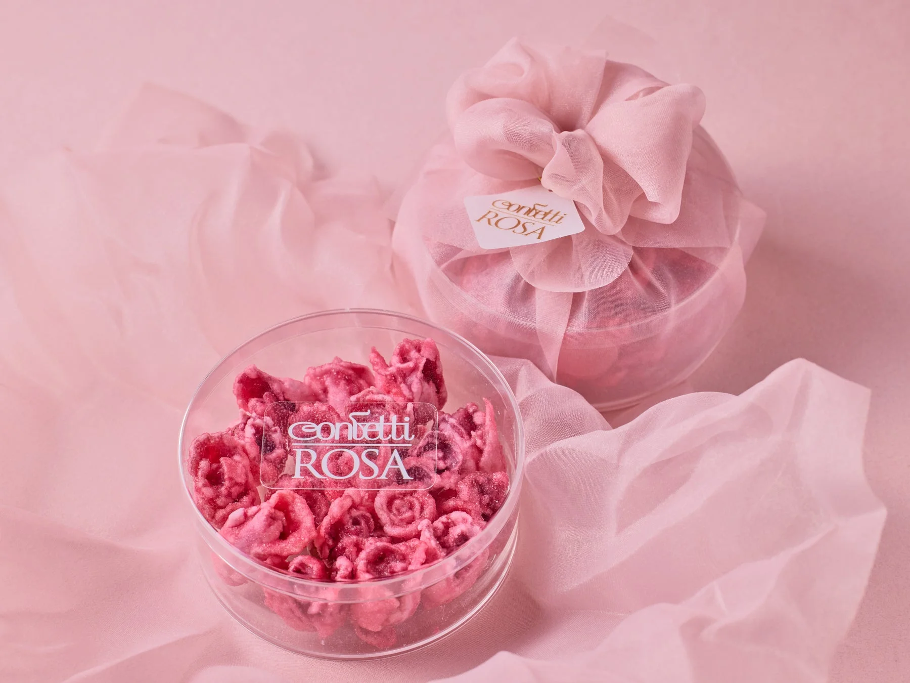 ギフトラッピングされた砂糖菓子