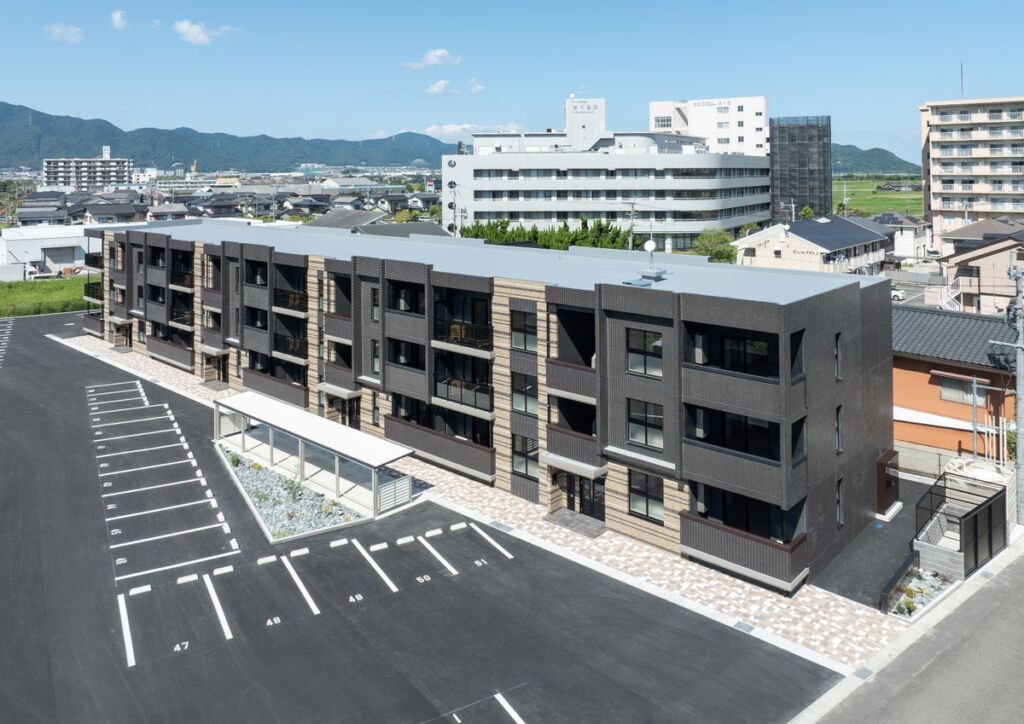 北九州・朽網駅徒歩8分に新築賃貸マンション「Muu.朽網駅北」が竣工 全24戸、駐車場は1戸につき2台以上