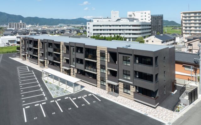 北九州・朽網駅徒歩8分に新築賃貸マンション「Muu.朽網駅北」が竣工　全24戸、駐車場は1戸につき2台以上