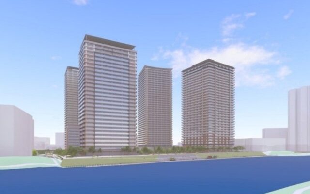 約5.2ha・住宅約2,100戸の大規模複合開発 「千住大川端地区」 タウンネームを「AQUA GATE 千住大川端」に決定