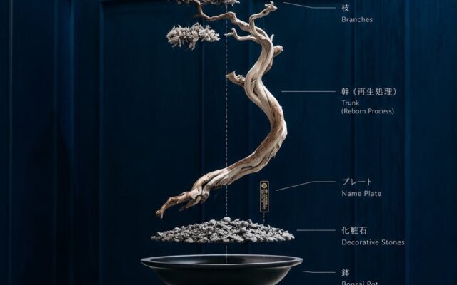 時を凌駕する盆栽の再定義、アップサイクル“RE BONSAI™”アートプロジェクトの〈TOUFU TOKYO〉が初のニュウマン高輪でのポップアップを10/6（火）〜26（月）まで開催！